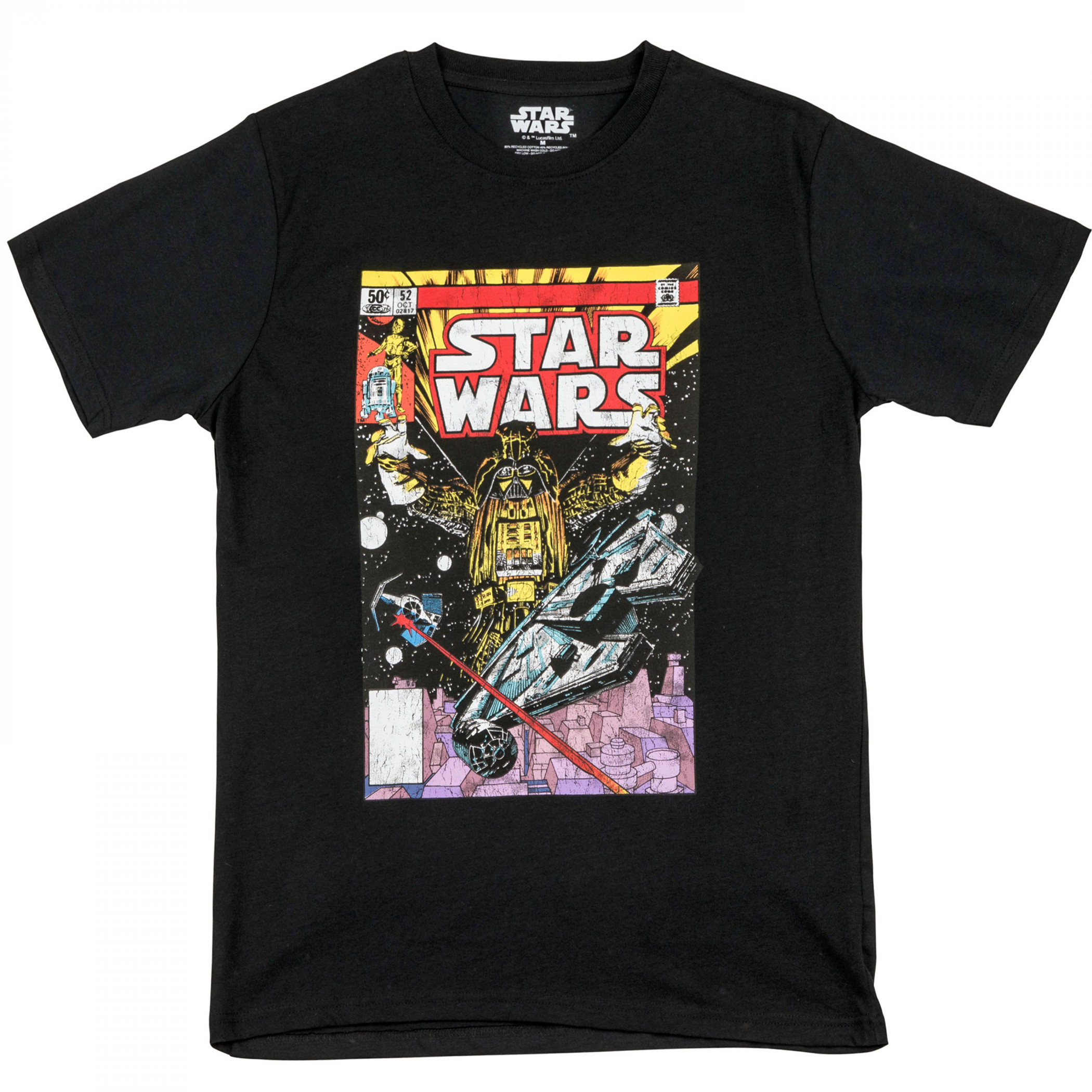 Star Wars Darth Vader Comic Art T-Shirt